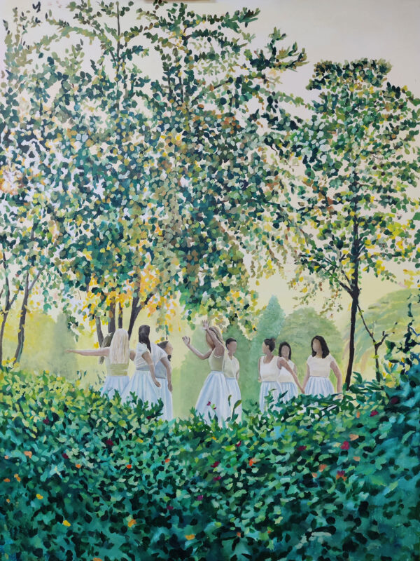 Dance, 2024, oil on canvas120 90